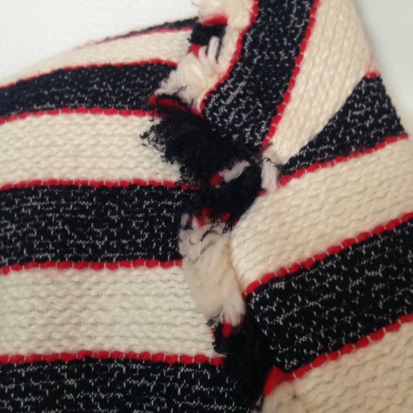 J. Crew Collection Legion Stripe Jacket Cream Blue - Picture 7 of 8